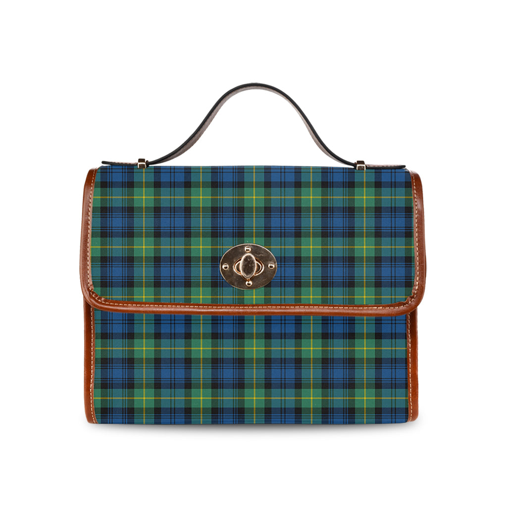 gordon-ancient-tartan-leather-strap-waterproof-canvas-bag