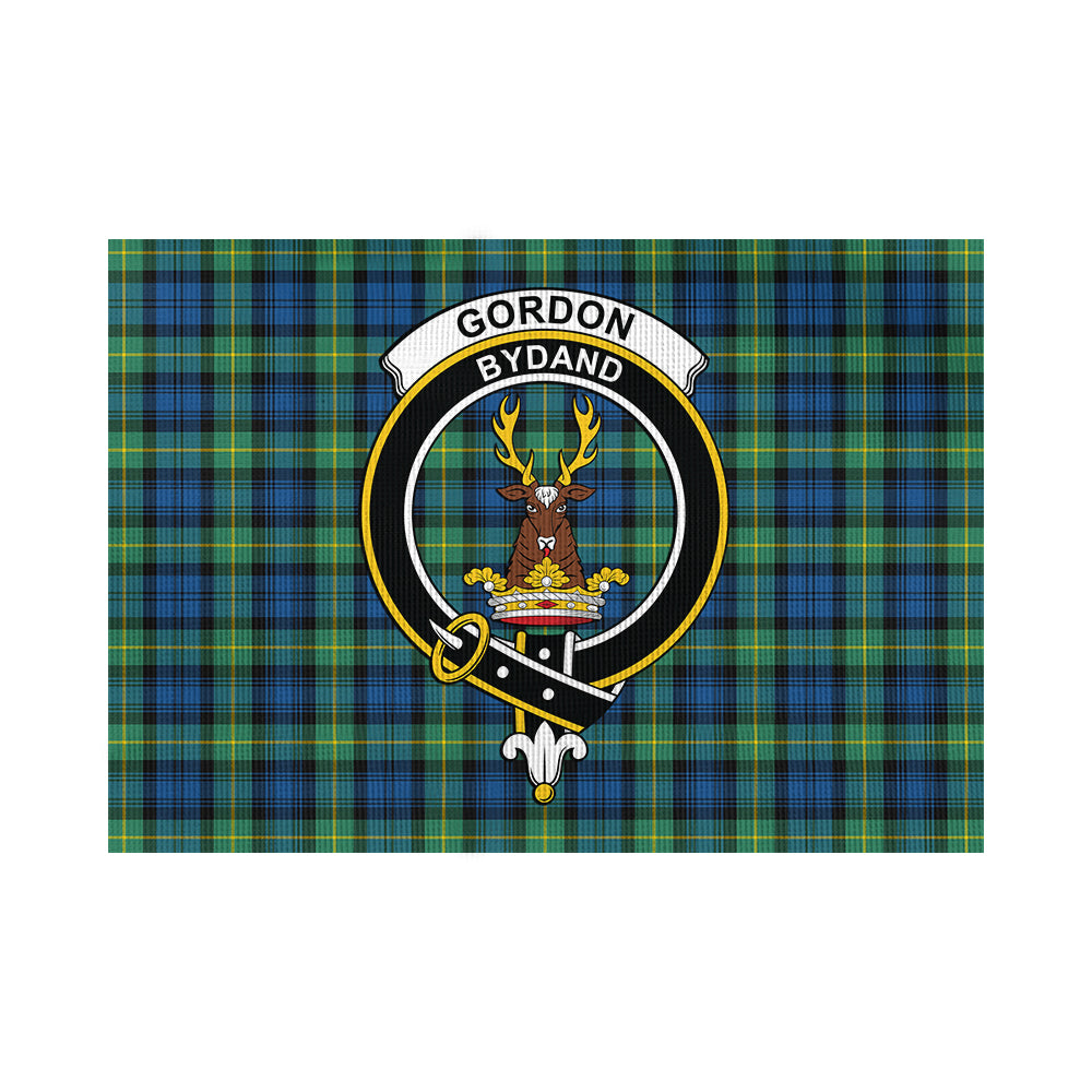 Gordon Ancient Tartan Flag with Family Crest - Tartan Vibes Clothing