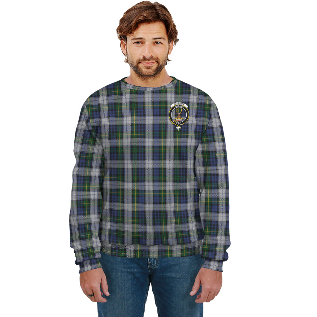 Gordon Dress Tartan Sweatshirt with Family Crest Unisex - Tartan Vibes Clothing