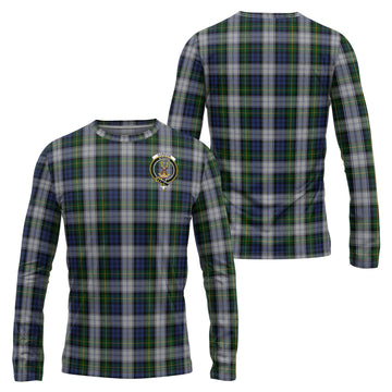 Gordon Dress Tartan Long Sleeve T-Shirt with Family Crest