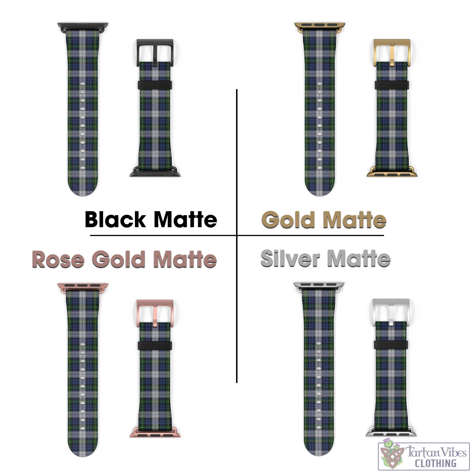 Tartan Vibes Clothing Gordon Dress Tartan Watch Band