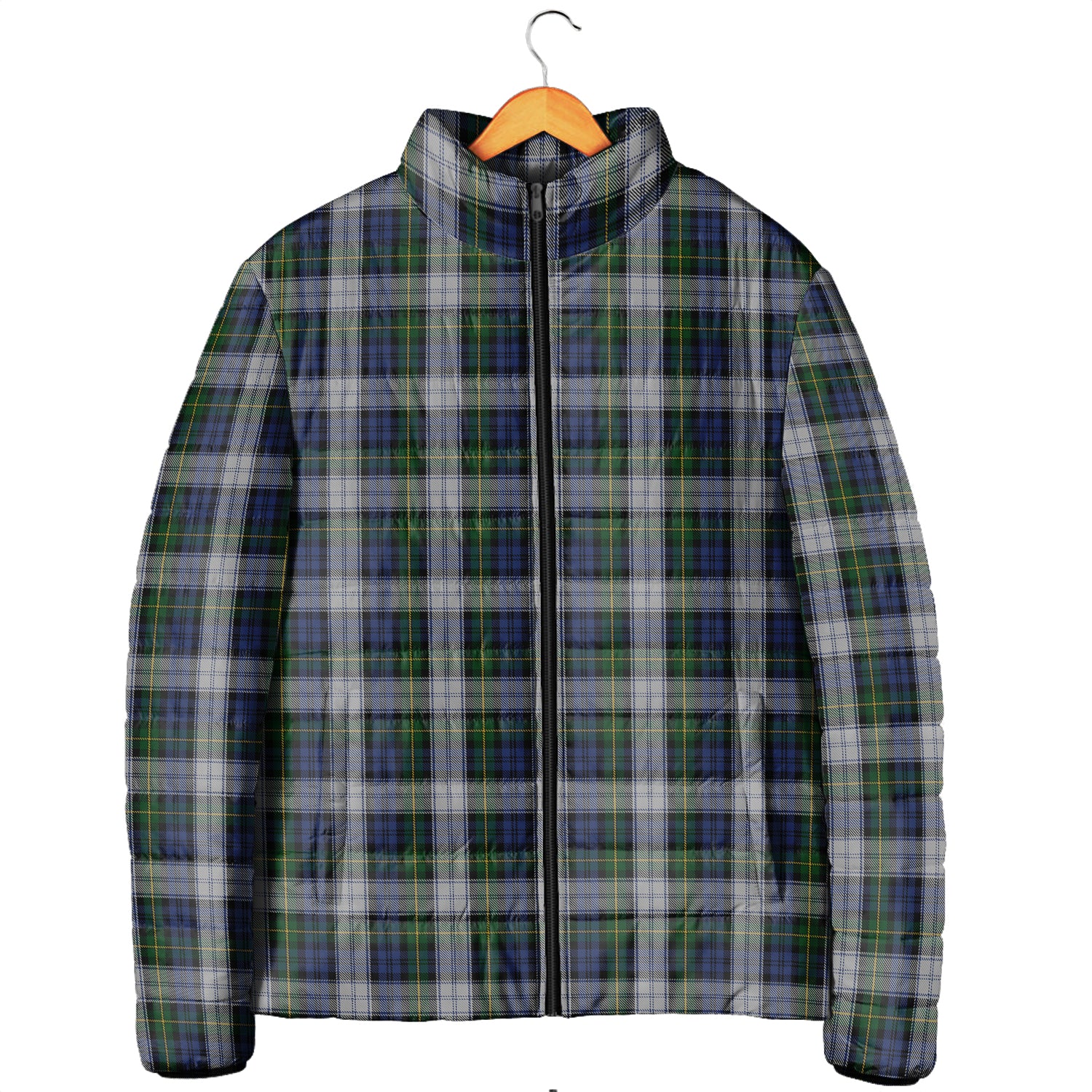 Gordon Dress Tartan Padded Jacket Men's Padded Jacket - Tartan Vibes Clothing