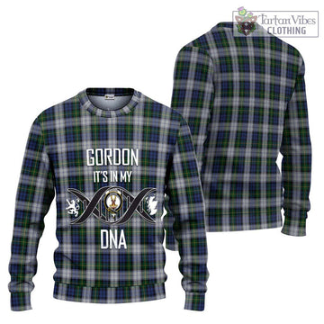 Gordon Dress Tartan Ugly Sweater with Family Crest DNA In Me Style