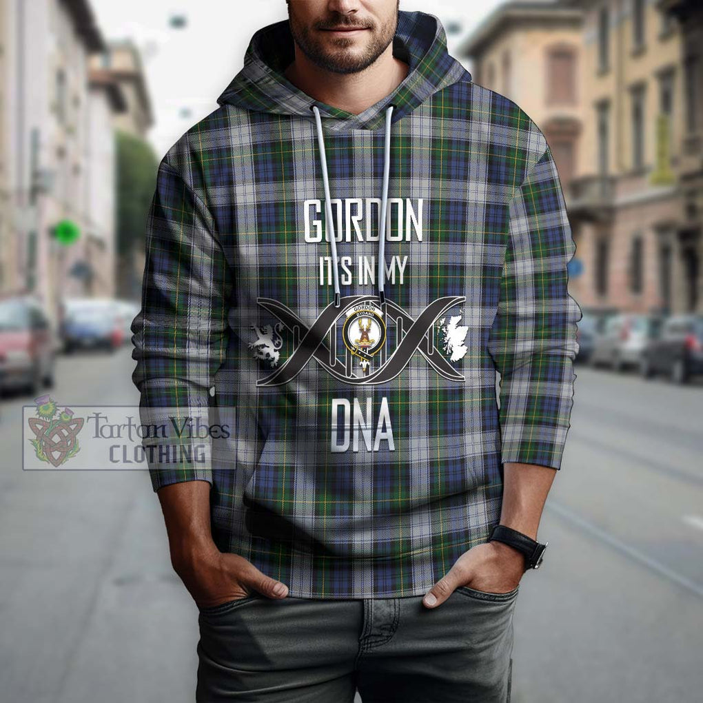 Gordon Dress Tartan Hoodie with Family Crest DNA In Me Style Pullover Hoodie - Tartanvibesclothing Shop