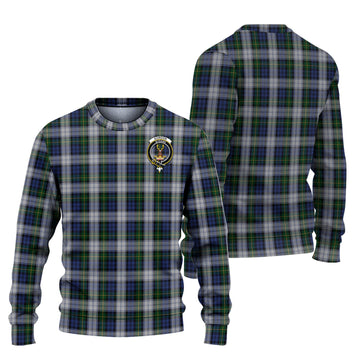 Gordon Dress Tartan Ugly Sweater with Family Crest