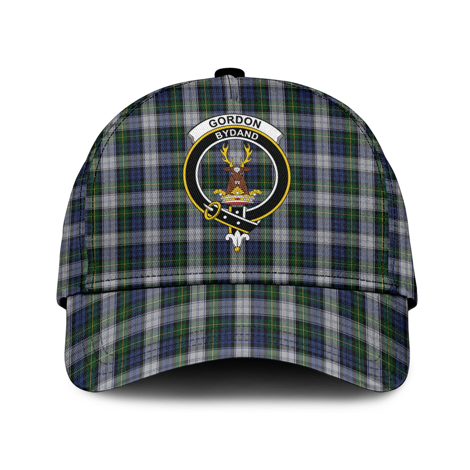 Gordon Dress Tartan Classic Cap with Family Crest Classic Cap Universal Fit - Tartan Vibes Clothing