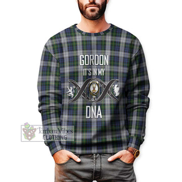 Gordon Dress Tartan Sweatshirt with Family Crest DNA In Me Style