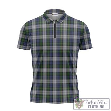 Gordon Dress Tartan Zipper Polo Shirt