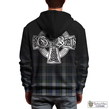 Gordon Dress Tartan Hoodie Featuring Alba Gu Brath Family Crest Celtic Inspired