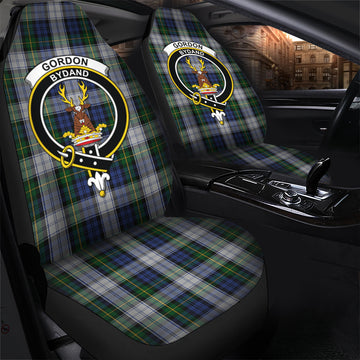 Gordon Dress Tartan Car Seat Cover with Family Crest