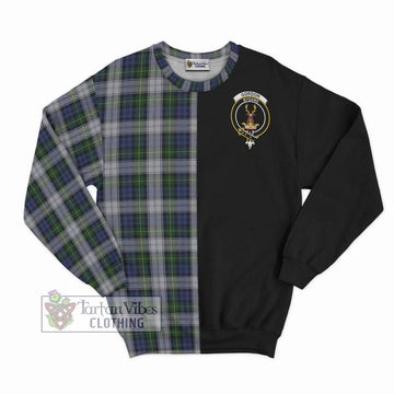 Gordon Dress Tartan Sweatshirt with Family Crest and Half Of Me Style