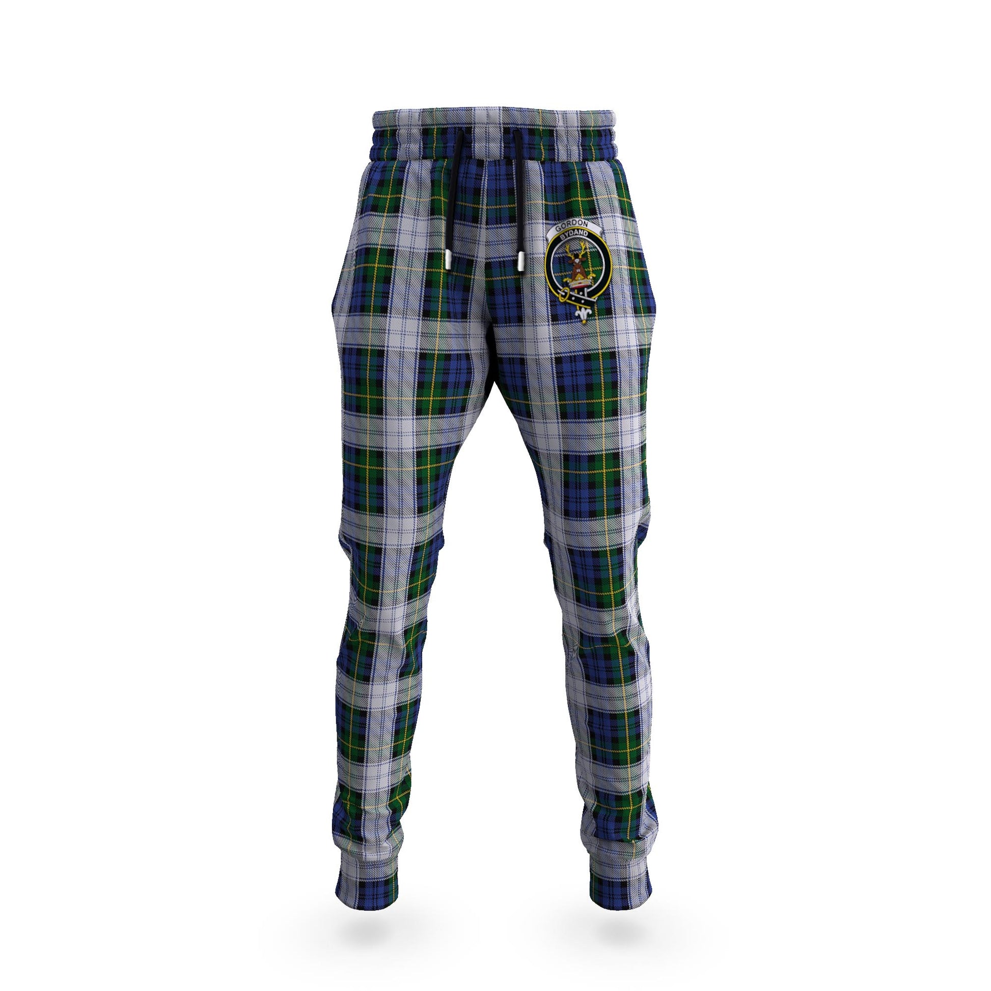 Gordon Dress Tartan Joggers Pants with Family Crest 5XL - Tartan Vibes Clothing