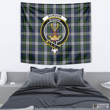 Gordon Dress Tartan Tapestry Wall Hanging and Home Decor for Room with Family Crest