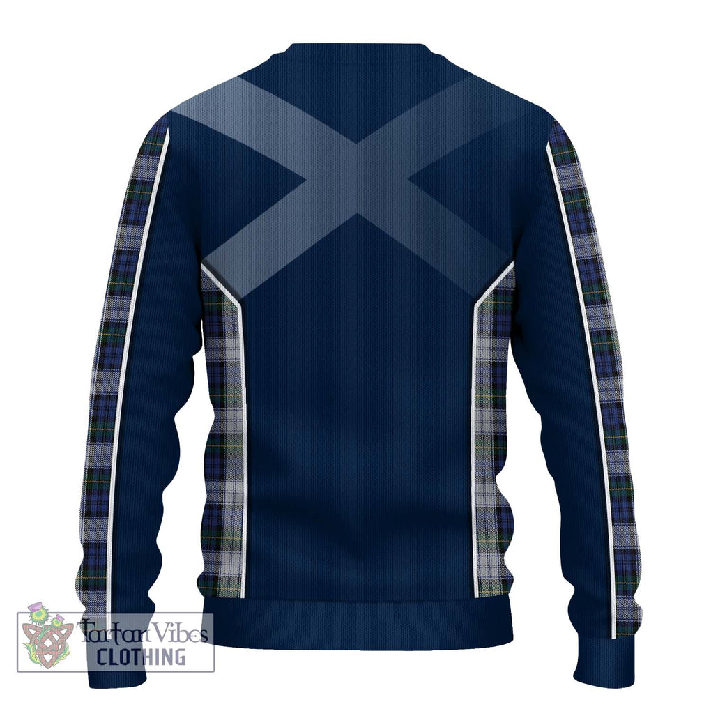 Gordon Dress Tartan Knitted Sweater with Family Crest and Lion Rampant Vibes Sport Style - Tartan Vibes Clothing