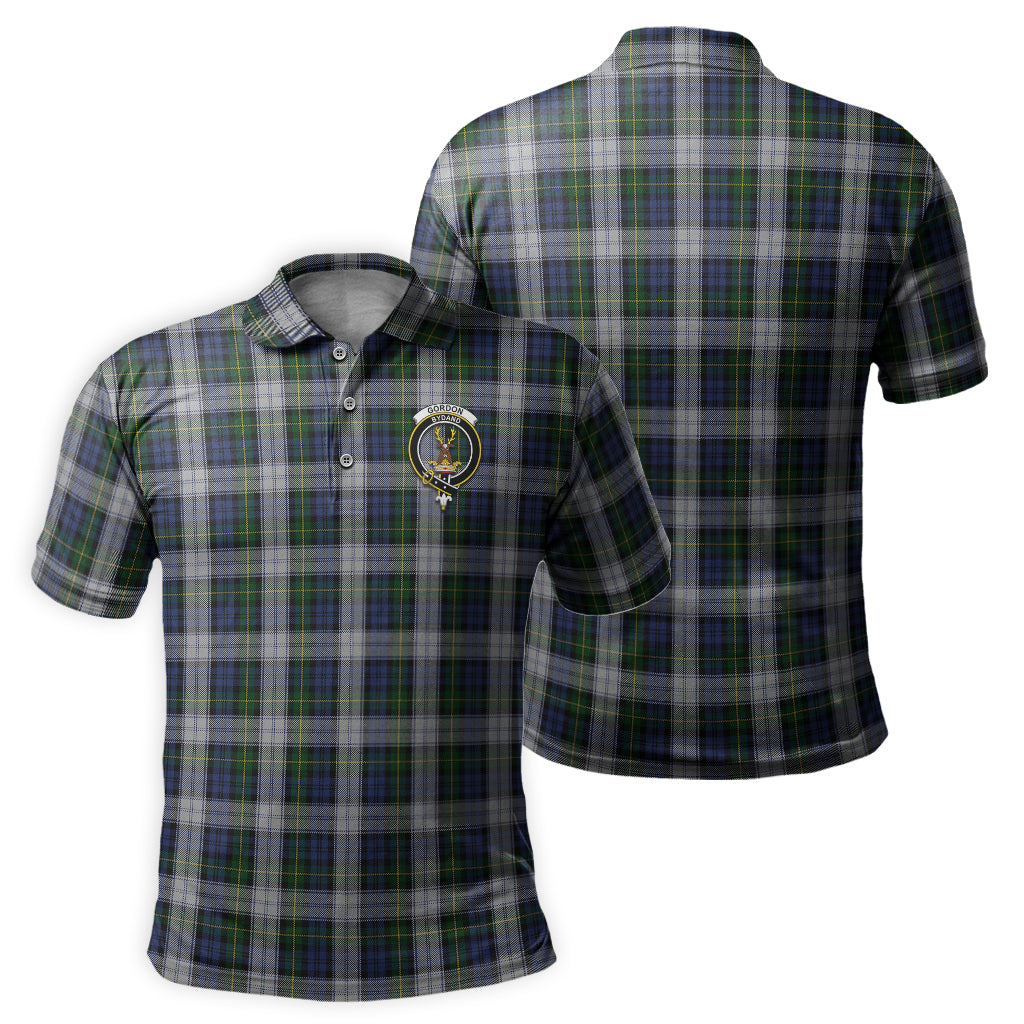 Gordon Dress Tartan Men's Polo Shirt with Family Crest - Tartan Vibes Clothing