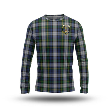 Gordon Dress Tartan Long Sleeve T-Shirt with Family Crest