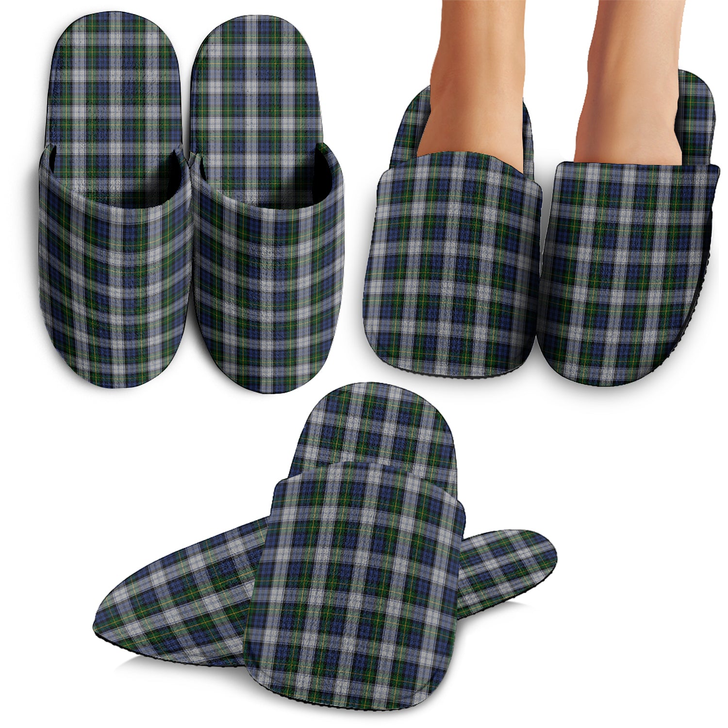 Gordon Dress Tartan Home Slippers - Tartanvibesclothing