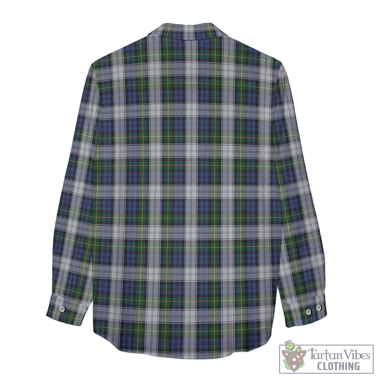 Tartan Vibes Clothing Gordon Dress Tartan Womens Casual Shirt with Family Crest