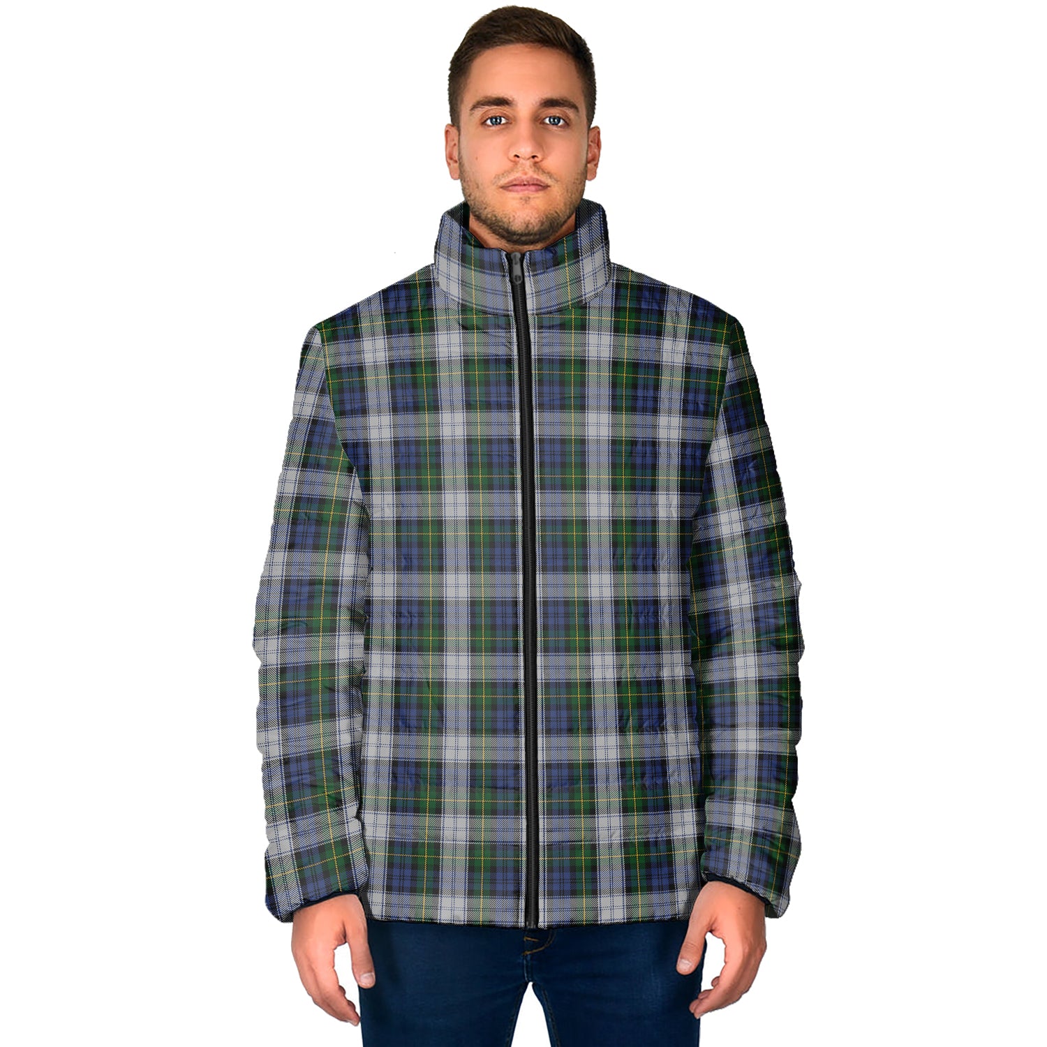 Gordon Dress Tartan Padded Jacket - Tartan Vibes Clothing