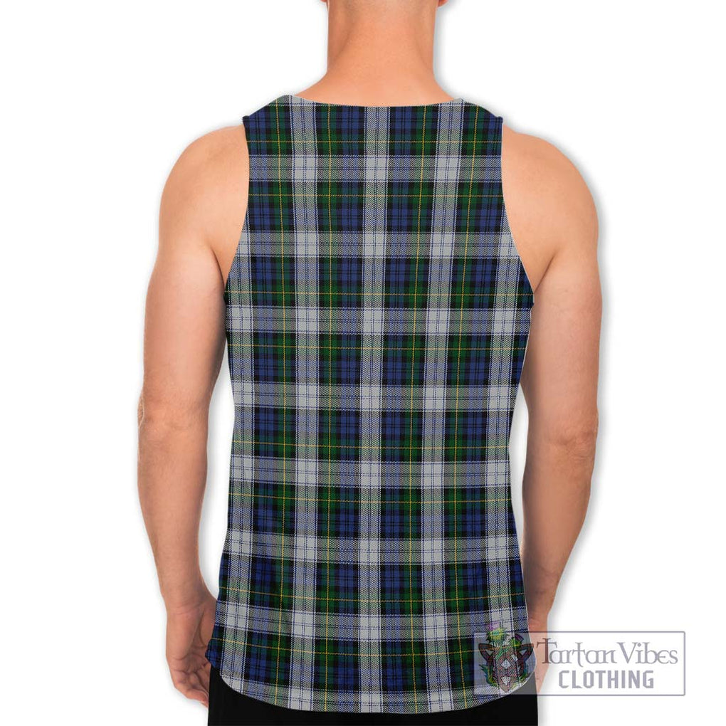 Gordon Dress Tartan Men's Tank Top with Family Crest DNA In Me Style - Tartanvibesclothing Shop