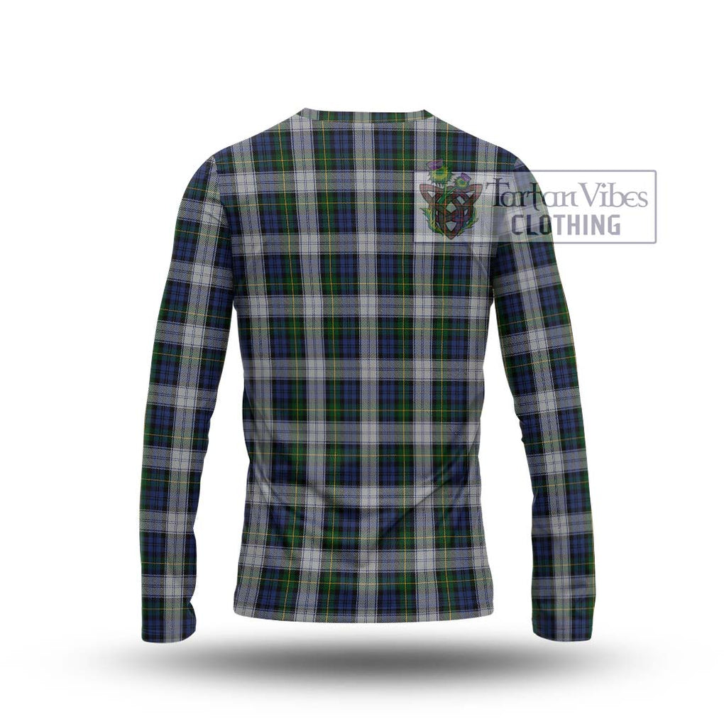 Gordon Dress Tartan Long Sleeve T-Shirt with Family Crest DNA In Me Style - Tartanvibesclothing Shop