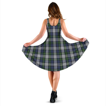 Gordon Dress Tartan Sleeveless Midi Womens Dress