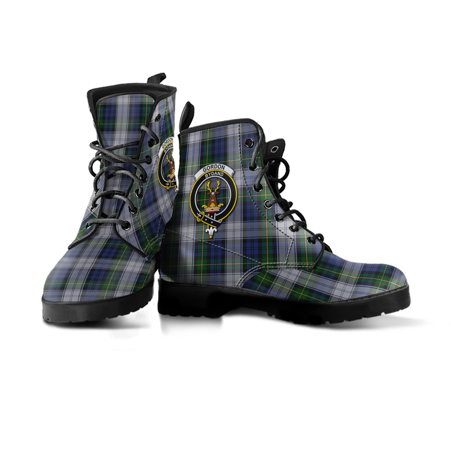 gordon-dress-tartan-leather-boots-with-family-crest