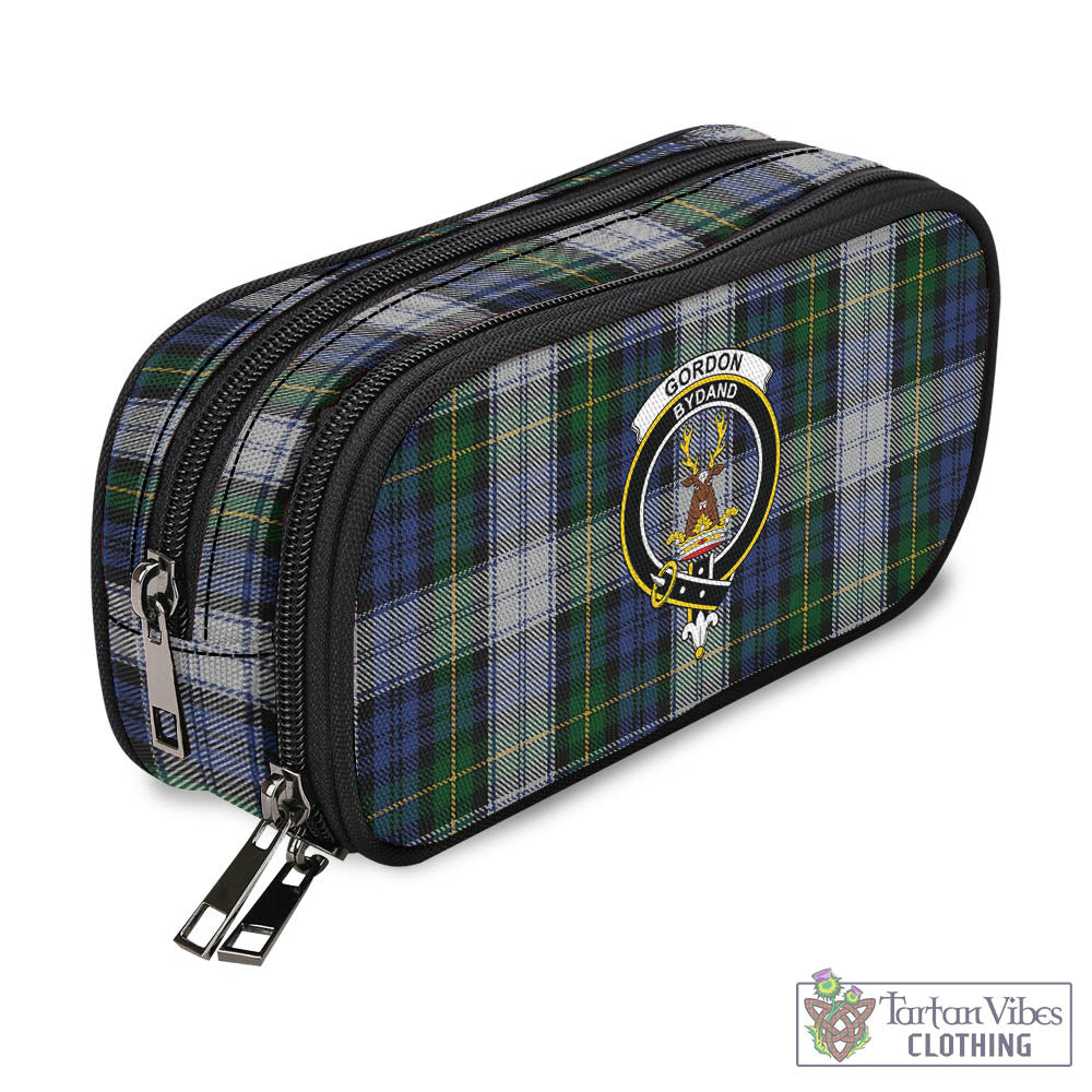 Tartan Vibes Clothing Gordon Dress Tartan Pen and Pencil Case with Family Crest