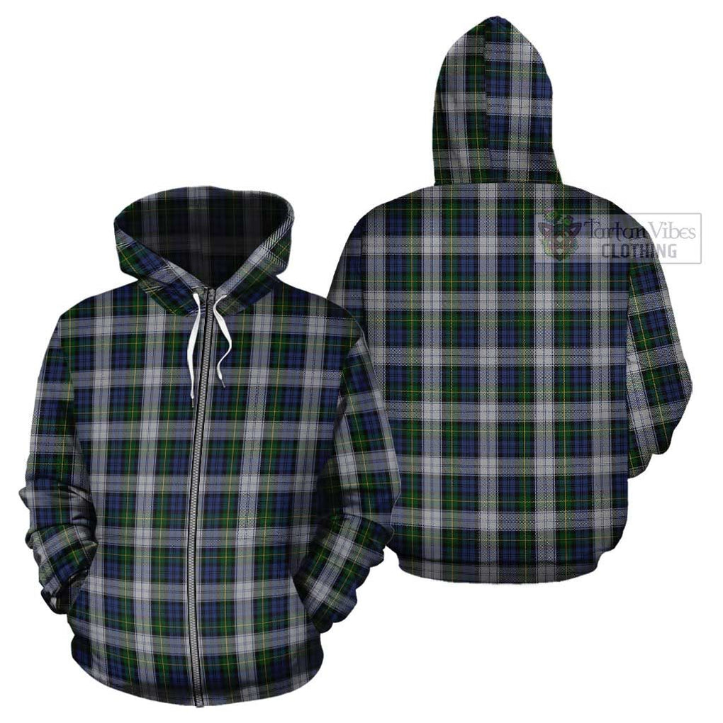 Gordon Dress Tartan Cotton Hoodie Zip Hoodie - Tartan Vibes Clothing