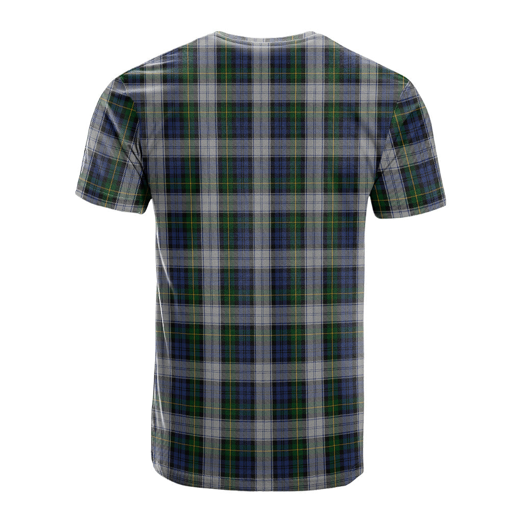 Gordon Dress Tartan T-Shirt with Family Crest - Tartan Vibes Clothing