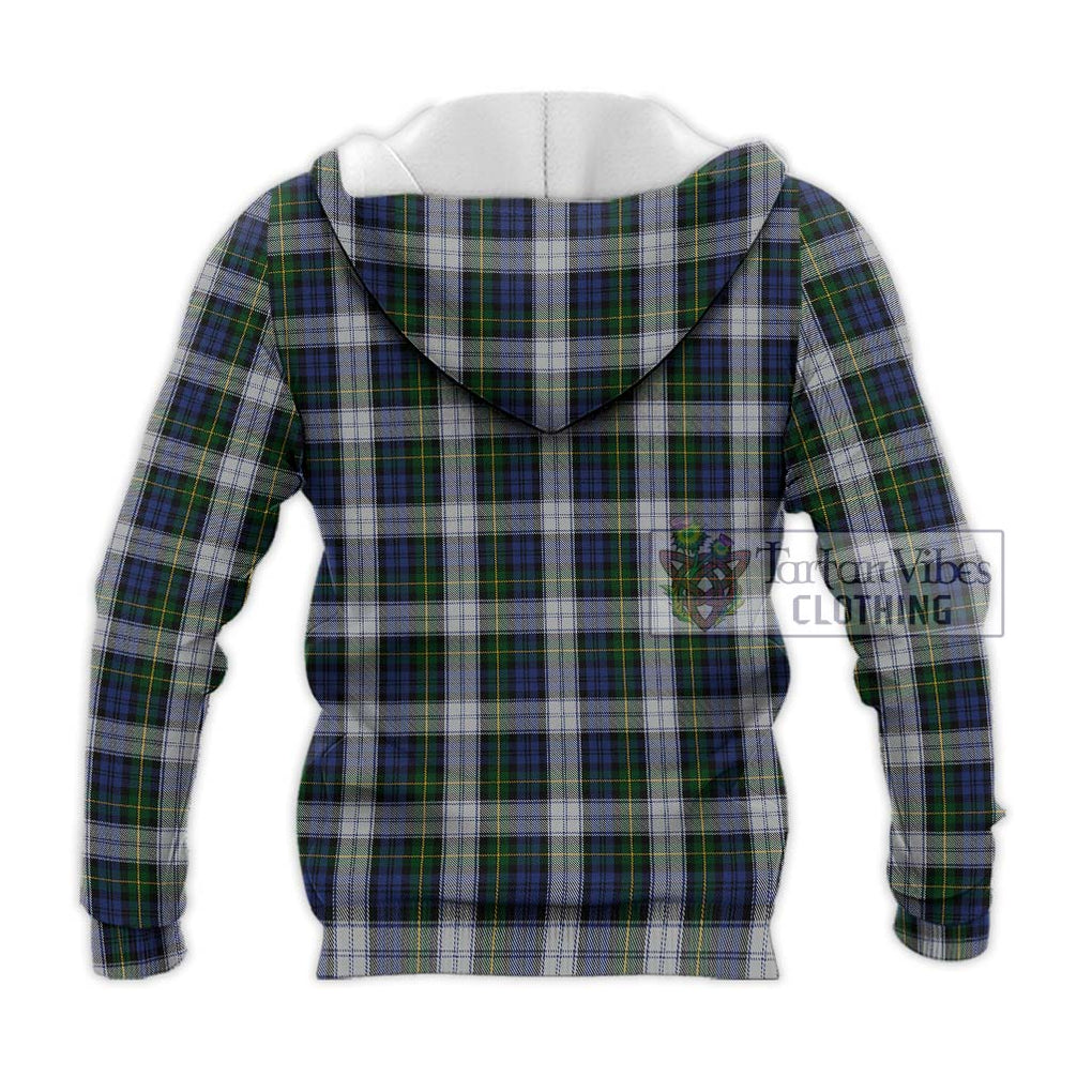 Gordon Dress Tartan Knitted Hoodie with Family Crest DNA In Me Style - Tartanvibesclothing Shop