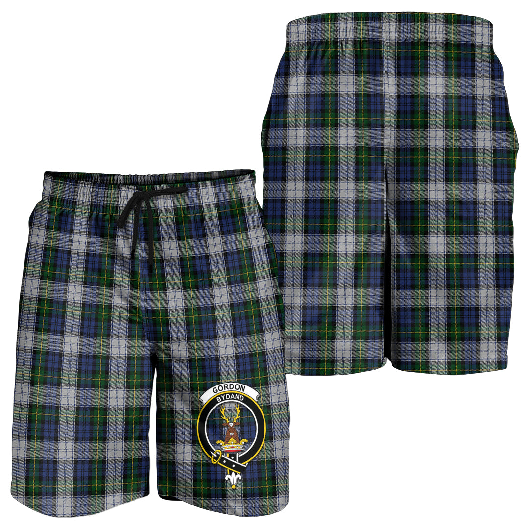 gordon-dress-tartan-mens-shorts-with-family-crest