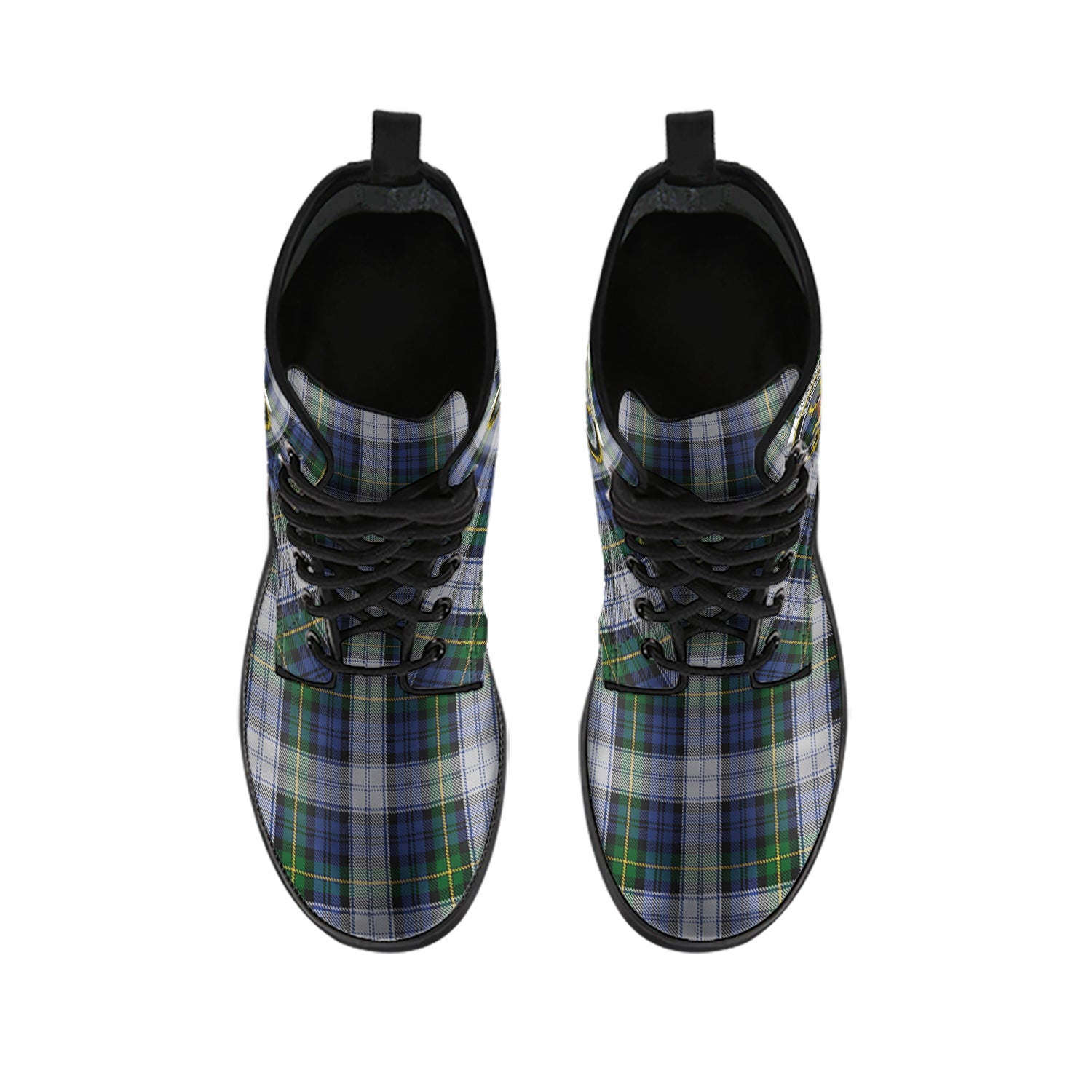 gordon-dress-tartan-leather-boots-with-family-crest