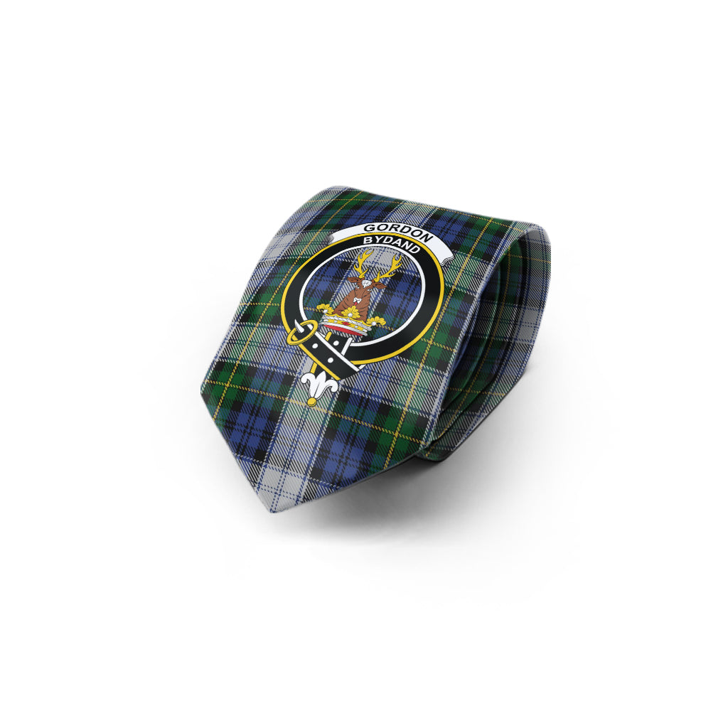 Gordon Dress Tartan Classic Necktie with Family Crest - Tartan Vibes Clothing