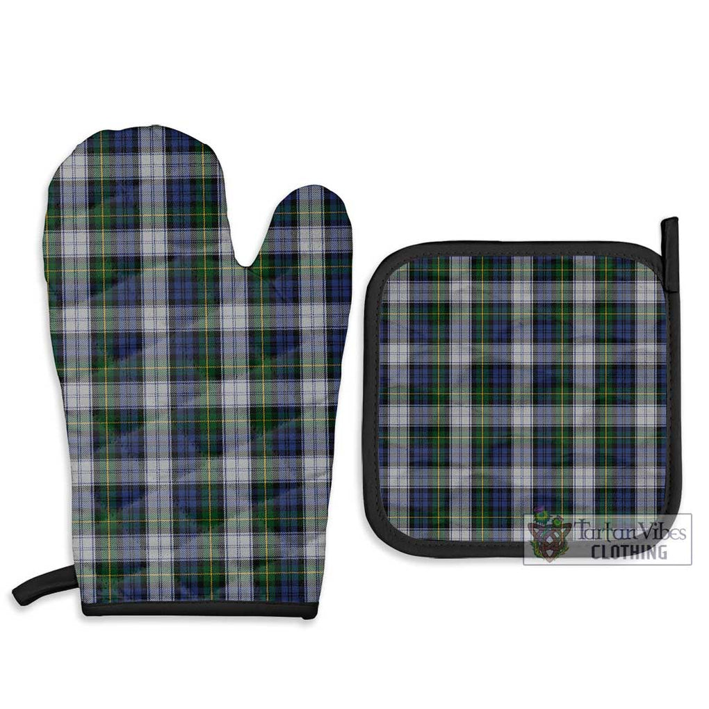 Gordon Dress Tartan Combo Oven Mitt & Pot-Holder Combo 1 Oven Mitt & 2 Pot-Holder Black - Tartan Vibes Clothing