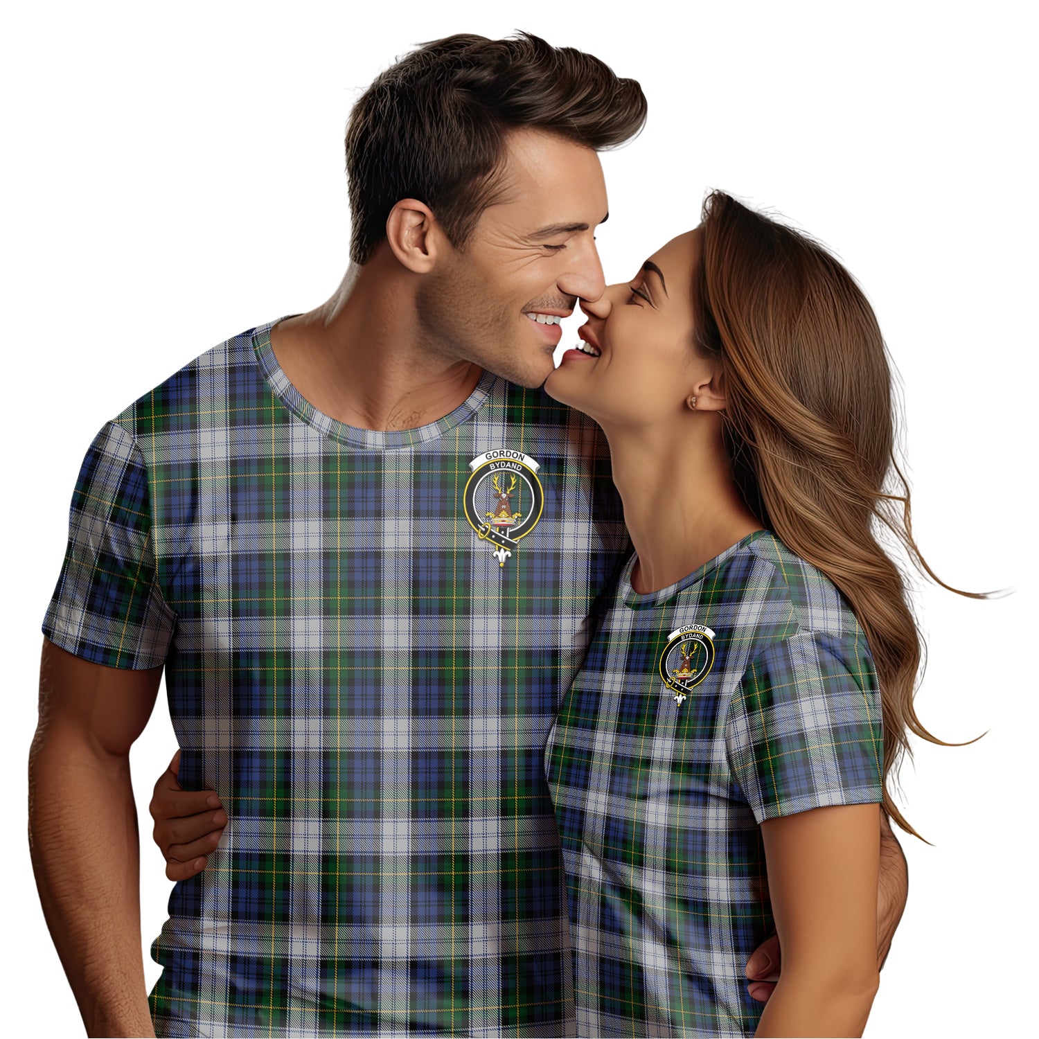 Gordon Dress Tartan T-Shirt with Family Crest - Tartan Vibes Clothing