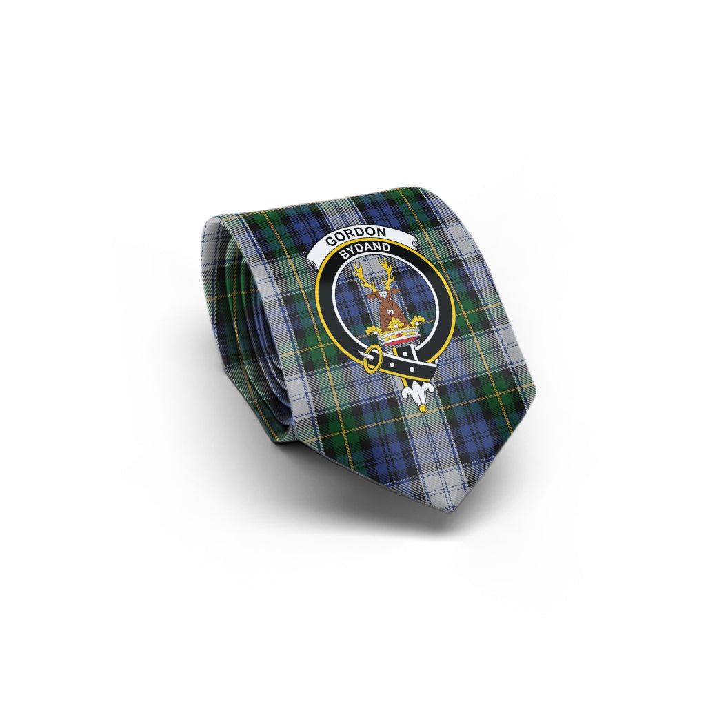 Gordon Dress Tartan Classic Necktie with Family Crest - Tartan Vibes Clothing