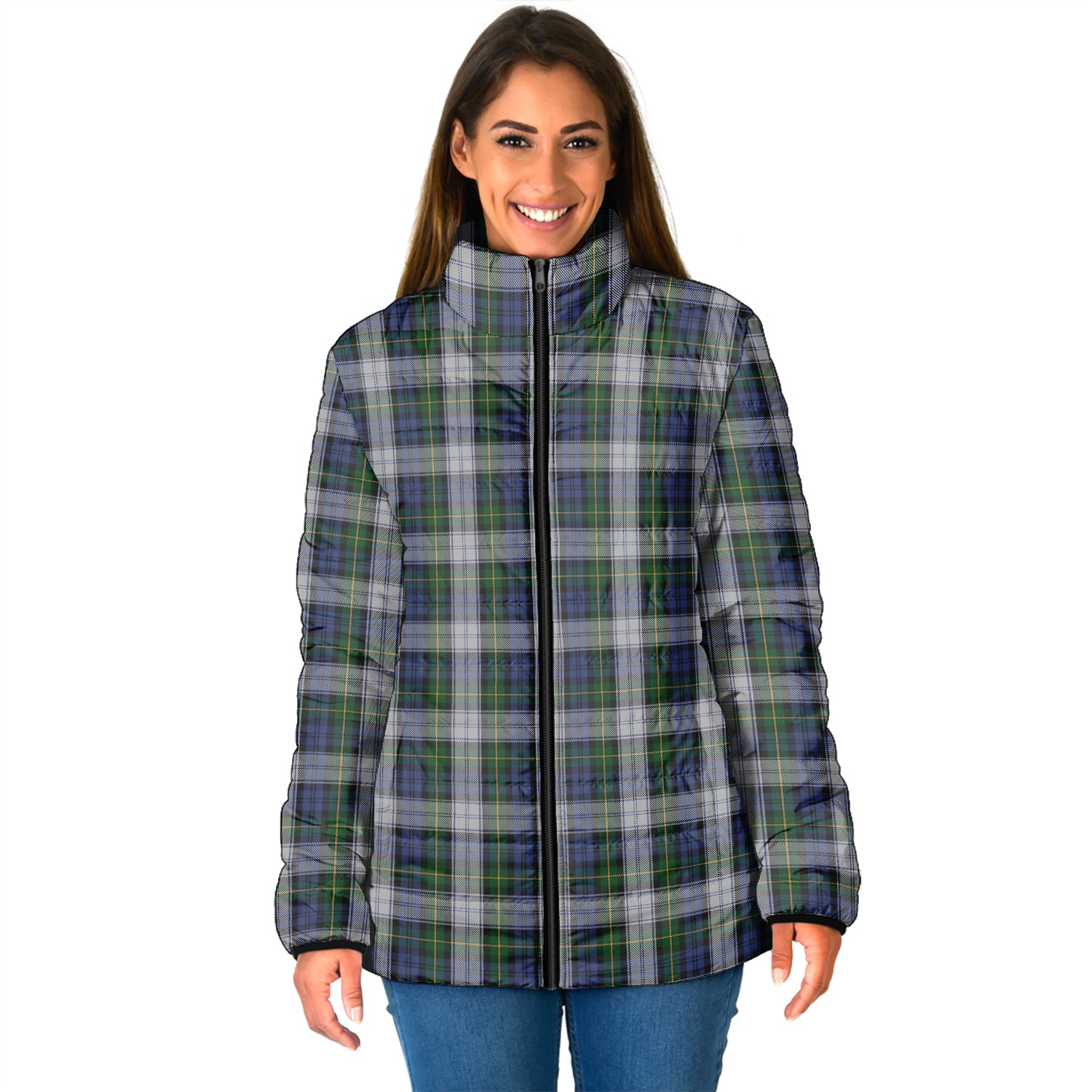 Gordon Dress Tartan Padded Jacket - Tartan Vibes Clothing