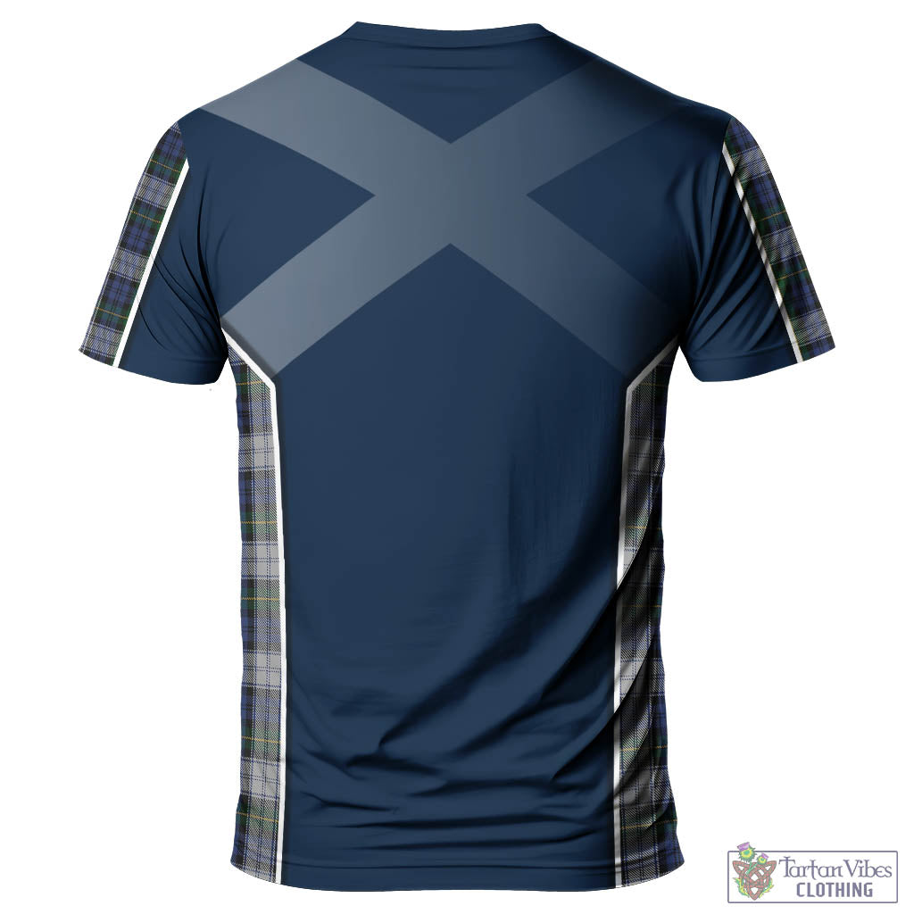 Tartan Vibes Clothing Gordon Dress Tartan T-Shirt with Family Crest and Lion Rampant Vibes Sport Style