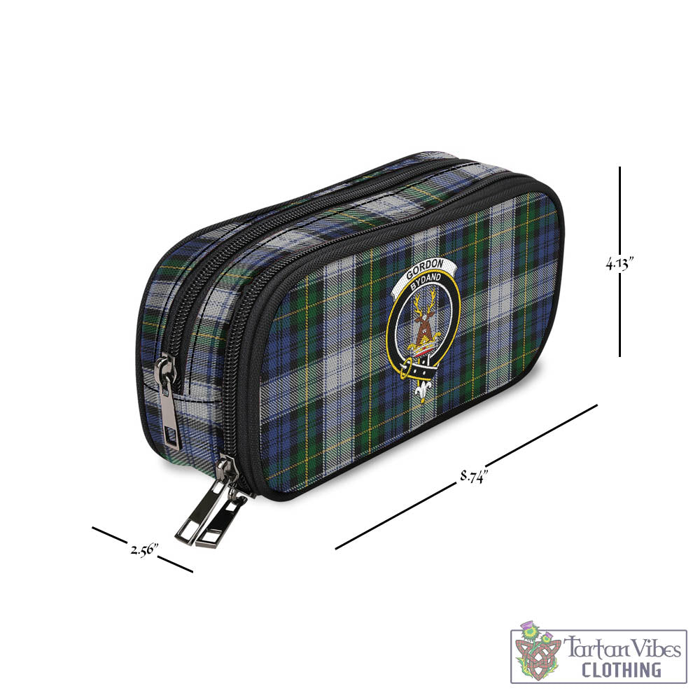 Tartan Vibes Clothing Gordon Dress Tartan Pen and Pencil Case with Family Crest