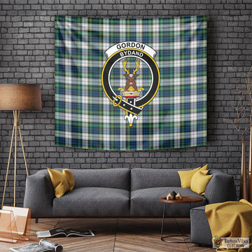 Gordon Dress Ancient Tartan Tapestry Wall Hanging and Home Decor for Room with Family Crest