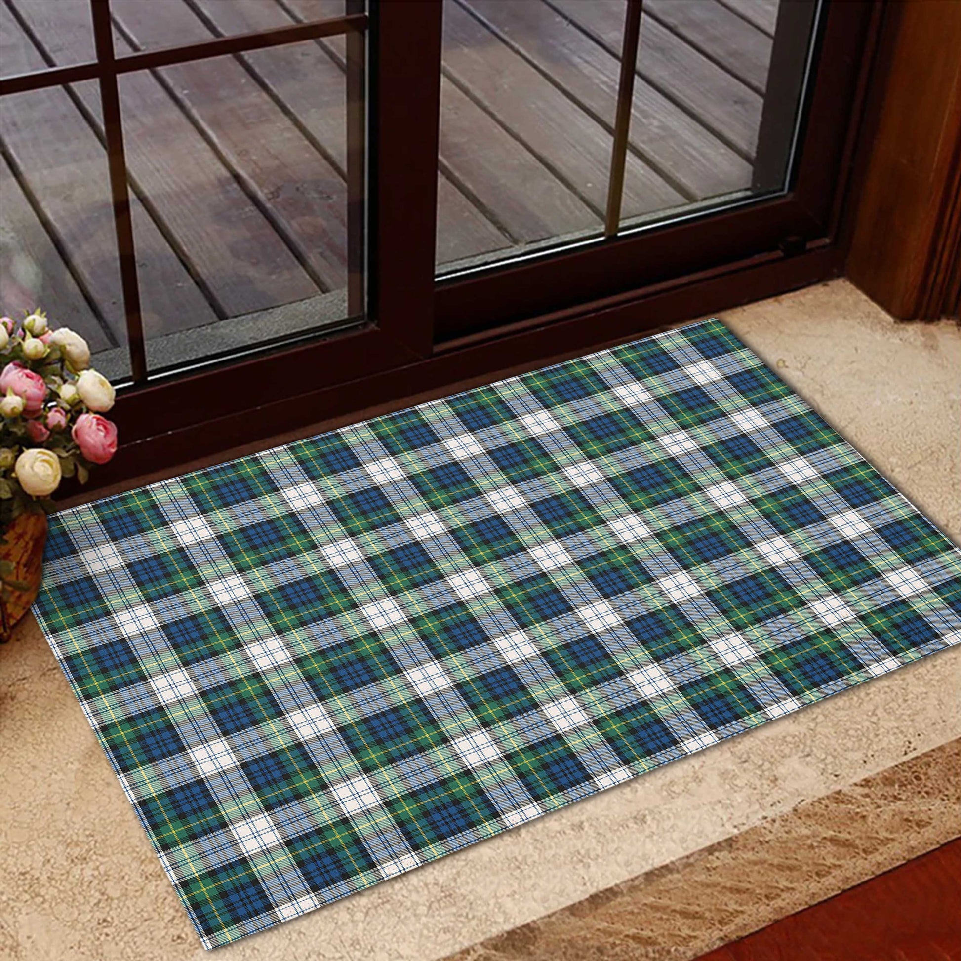 Gordon Dress Ancient Tartan Door Mat - Tartanvibesclothing