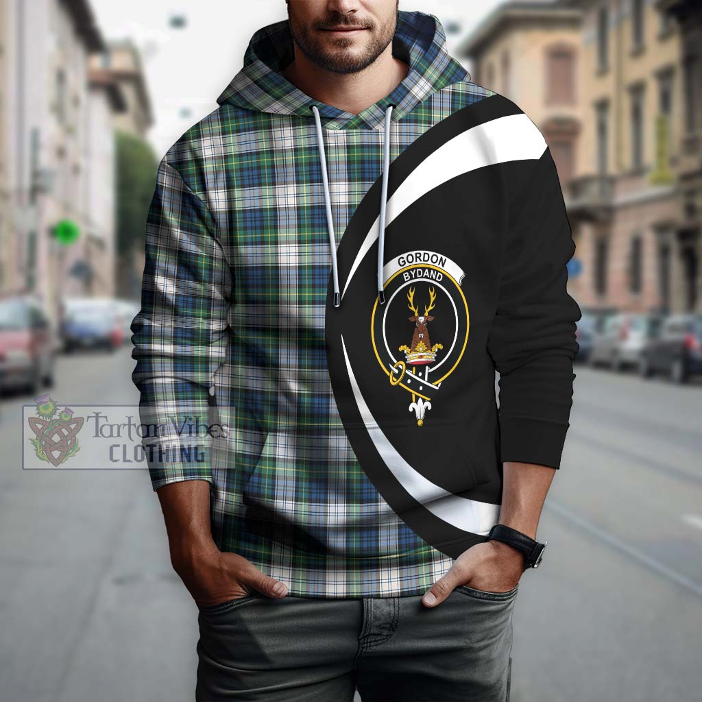 Tartan Vibes Clothing Gordon Dress Ancient Tartan Hoodie with Family Crest Circle Style