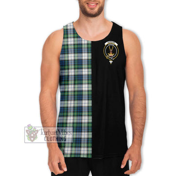 Gordon Dress Ancient Tartan Men's Tank Top with Family Crest and Half Of Me Style