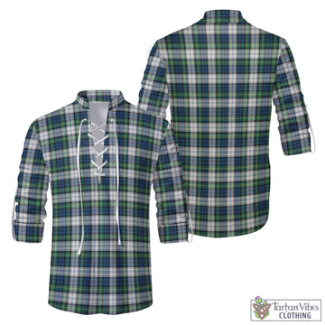 Gordon Dress Ancient Tartan Men's Scottish Traditional Jacobite Ghillie Kilt Shirt