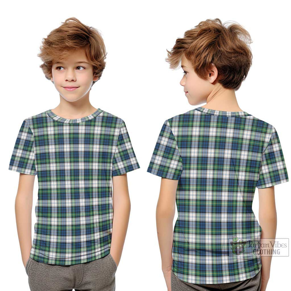 Gordon Dress Ancient Tartan Kid T-Shirt Youth XL Size14 - Tartanvibesclothing Shop