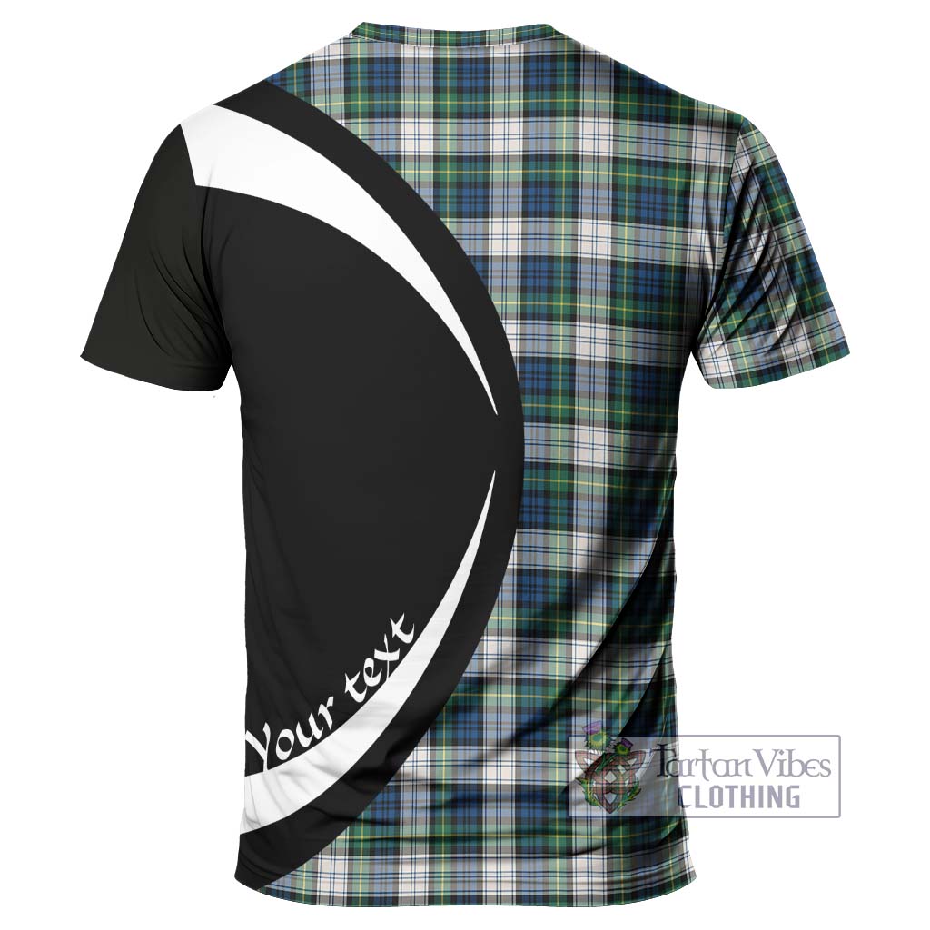 Tartan Vibes Clothing Gordon Dress Ancient Tartan T-Shirt with Family Crest Circle Style