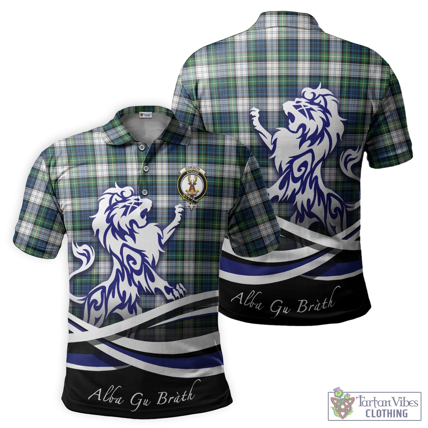 gordon-dress-ancient-tartan-polo-shirt-with-alba-gu-brath-regal-lion-emblem