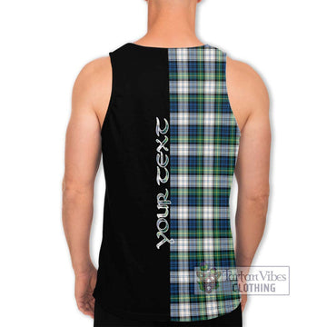 Gordon Dress Ancient Tartan Men's Tank Top with Family Crest and Half Of Me Style