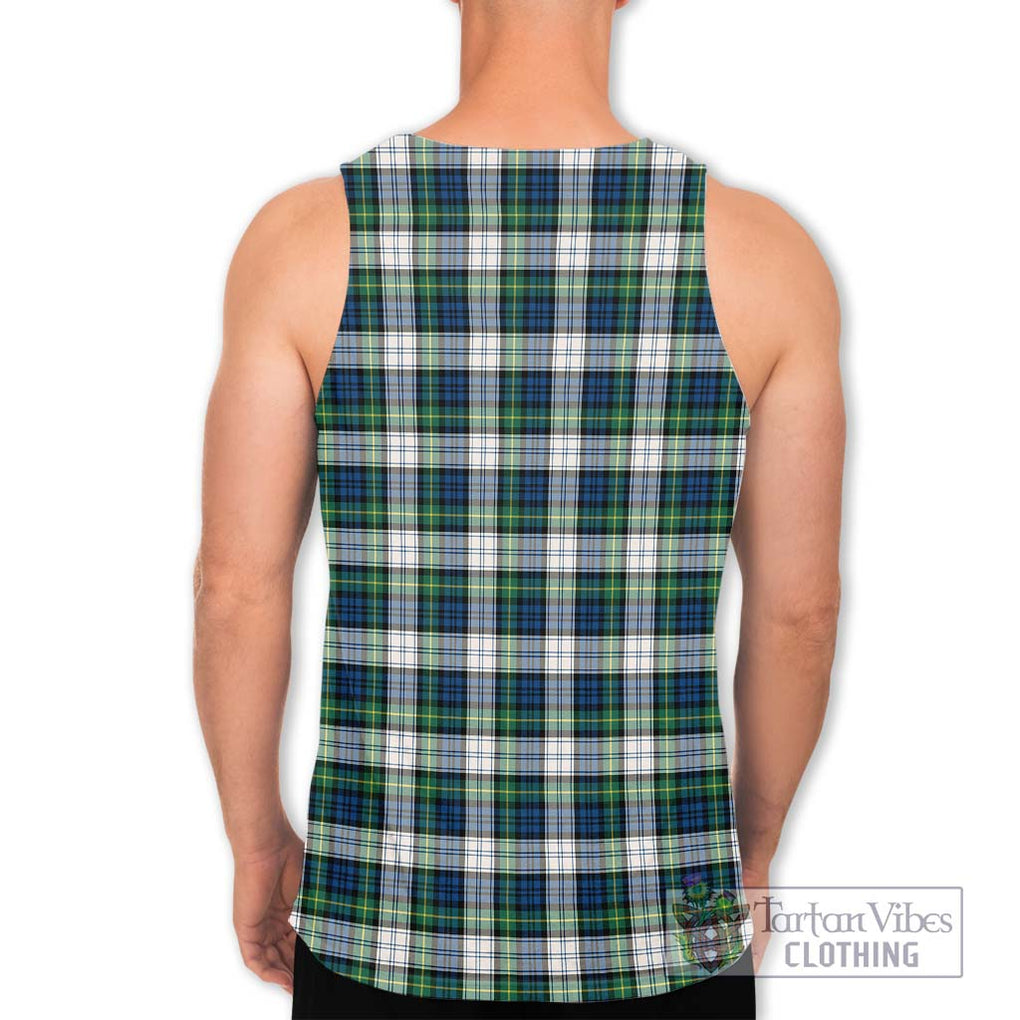 Gordon Dress Ancient Tartan Men's Tank Top with Family Crest DNA In Me Style - Tartanvibesclothing Shop